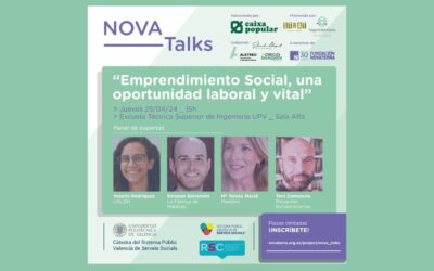 25/04. Acogemos el 6º ‘NOVA_Talks’ de Fundación Novaterra: ‘Emprendimiento social, una oportunidad laboral y vital’